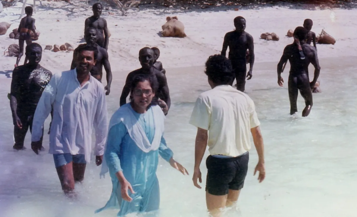 Second friendly contact with the Sentinelese on Feb 21, 1991